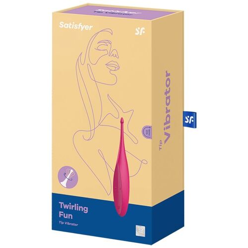 SATISFYER TWIRLING FUN ESTIMULADOR CLITORIS - ROSA