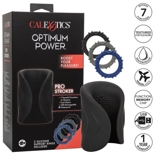 CALEX PRO MASTURBADOR STROKER OPTIMUM POWER