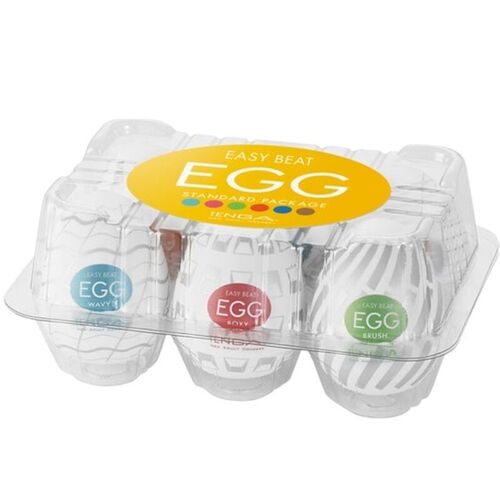 TENGA EASY BEAT PACK 6 HUEVOS MASTURBADORES