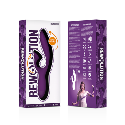 REWOLUTION REWOFUN VIBRADOR FLEXIBLE CON RABBIT