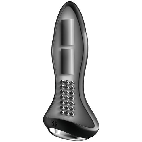 SATISFYER ROTATOR PLUG 1+ PLUG VIBRADOR - NEGRO