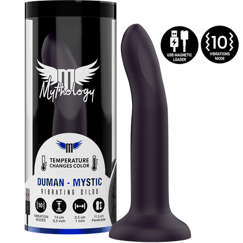 MYTHOLOGY DUMAN MYSTIC DILDO S - VIBRADOR COMPATIBLE CON WATCHME WIRELESS TECHNOLOGY