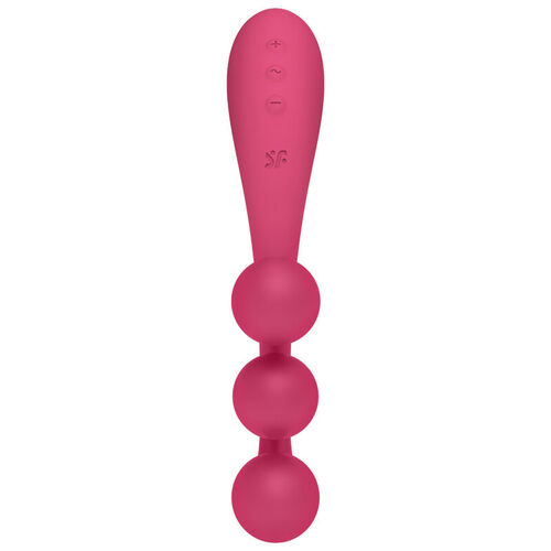 SATISFYER TRI BALL 1 MULTI VIBRADOR - ROJO