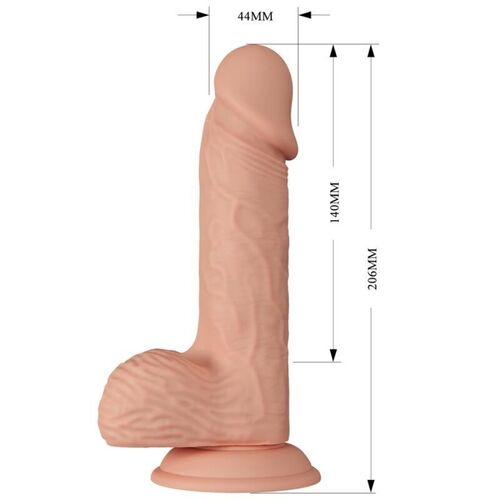 BEAUTIFUL ENCOUNTER CATOBLEPAS DILDO REALISTICO FLEXIBLE 20.6 CM - NATURAL