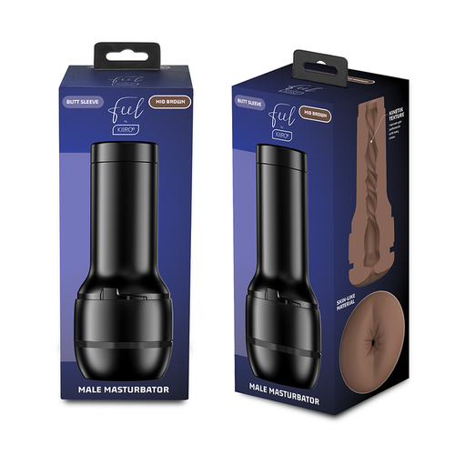 KIIROO FEEL STROKER GENERIC BUTT MASTURBADOR - MID BROWN