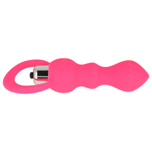 OHMAMA ESTIMULADOR ANAL CON VIBRACION 9 CM - ROSA