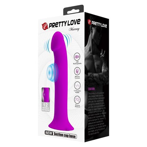 PRETTY LOVE - VIBRADOR Y SUCCIONADOR DE CLITORIS MURRAY MORADO