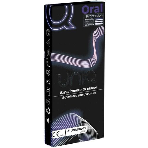 UNIQ ORAL MASK PRESERVATIVOS SIN LATEX 1 UNIDAD