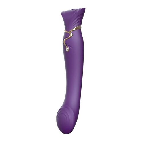 ZOLO - QUEEN SET PULSE WAVE CLIT STIM MORADO