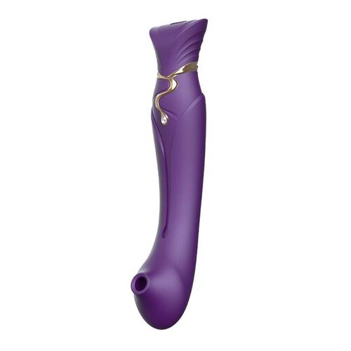 ZOLO - QUEEN SET PULSE WAVE CLIT STIM MORADO