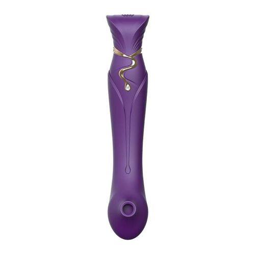 ZOLO - QUEEN SET PULSE WAVE CLIT STIM MORADO