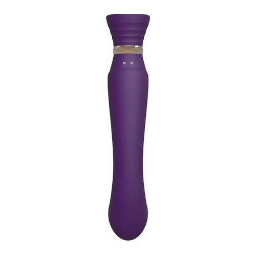 ZOLO - QUEEN SET PULSE WAVE CLIT STIM MORADO