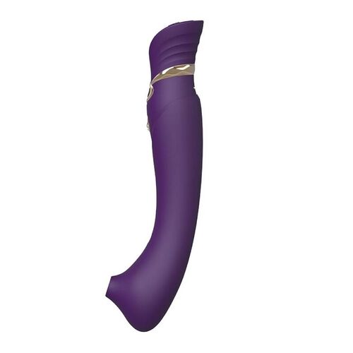 ZOLO - QUEEN SET PULSE WAVE CLIT STIM MORADO